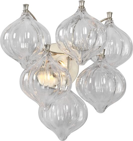 Visual Comfort Signature Caselli Wall Sconce in Silver Size: 5 light