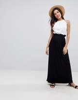 Thumbnail for your product : ASOS Design Maxi Skirt With Paperbag Waist