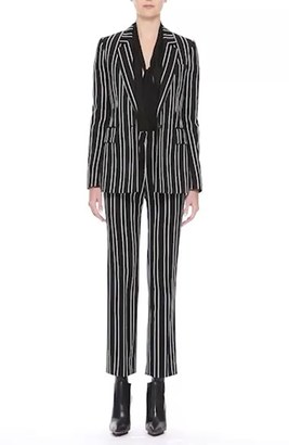 Givenchy Women's Stripe Wool Jacquard Jacket