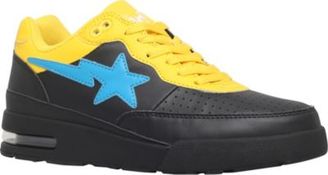 A Bathing Ape Star-motif leather trainers