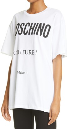 Moschino Couture Logo Oversize Graphic Tee
