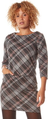 checkered plaid dress