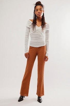 FP One Ona Lace Flare Pants by FP One at Free People - ShopStyle