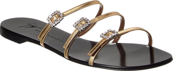 Giuseppe Zanotti Roll Leather Sandal