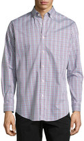 Thumbnail for your product : Neiman Marcus Cotton Button-Collar Sport Shirt, Multi
