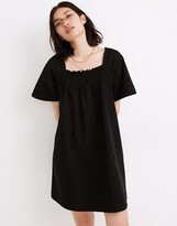 Thumbnail for your product : Madewell Smocked-Neck Wide-Sleeve Mini Dress