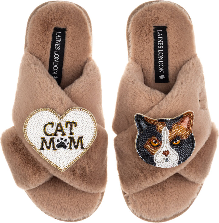 Pretty You Dolly Fun Pom Slider Slippers In Pink ShopStyle