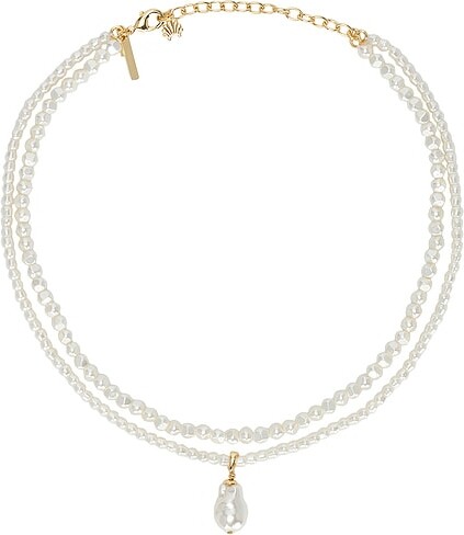 Lele Sadoughi Estate Layered Necklace