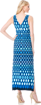 Thumbnail for your product : A Pea in the Pod LAUNDRY by Shelli Segal Sleeveless Tie Front Maternity Maxi Dress