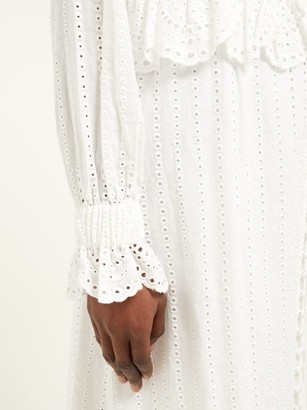 Sir - Leila Broderie-anglaise Cotton Dress - Ivory