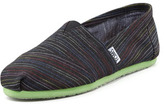 Thumbnail for your product : Toms Lime Pop Striped Slip-On