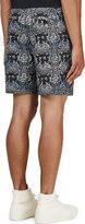 Thumbnail for your product : Marc by Marc Jacobs Blue & Black Rex Snake Shorts