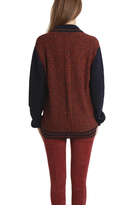 Thumbnail for your product : Monsieur Lacenaire Knitted Varsity Jacket