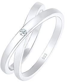 Diamore Women Silver Wrapped Anniversary Ring - 0607682417_54
