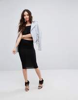 Thumbnail for your product : boohoo Jersey Bodycon Midi Skirt