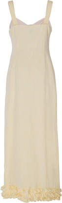 Gül Hürgel Linen Side-Slit Midi Dress