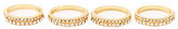 Thumbnail for your product : Charlotte Russe Rhinestone Stackable Rings - 8 Pack