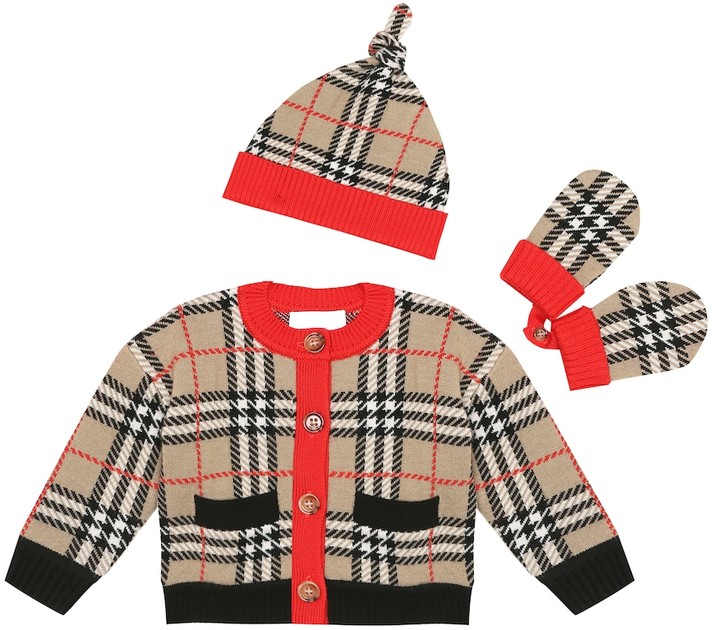 burberry baby beanie