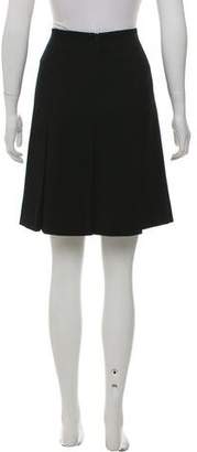 Akris Punto Pleated Mini Skirt
