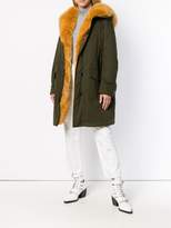 Thumbnail for your product : Moncler fox fur midi coat