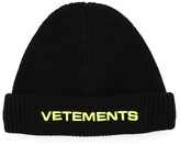 Thumbnail for your product : Vetements Logo Beanie Hat