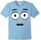 Thumbnail for your product : Men's Emoji T-Shirt With A Surprised Face Wide Eyes Shirt Small