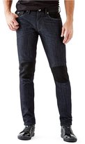 Thumbnail for your product : GUESS Slim Tapered Moto Jeans in Smokescreen Wash
