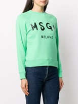 Thumbnail for your product : MSGM Logo Print Sweatshirt