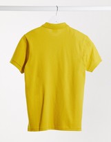 Thumbnail for your product : Paul Smith slim fit zebra logo polo in yellow