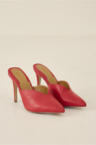 Thumbnail for your product : Jaggar The Label MYTH LEATHER HEEL chilli