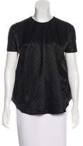 Thumbnail for your product : Balenciaga Jacquard Short Sleeve Top