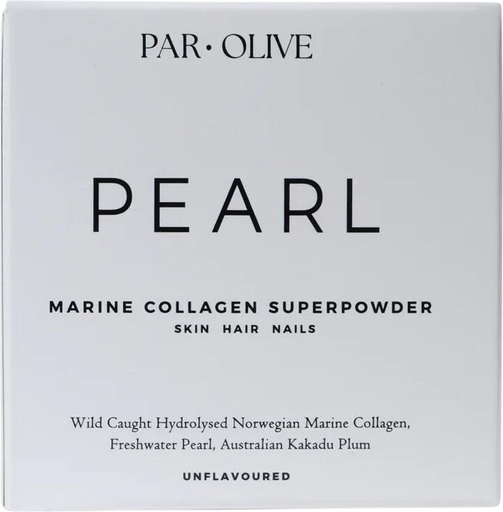 Par Olive Unflavoured Pearl Marine Collagen Superpowder Travel Set in Beauty: NA