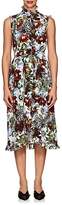 Thumbnail for your product : Erdem Women's Floral Silk Crêpe De Chine Belted Dress