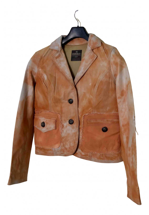 napapijri leather jackets