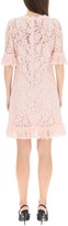 Thumbnail for your product : Dolce & Gabbana Lace Mini Dress With Ruffles