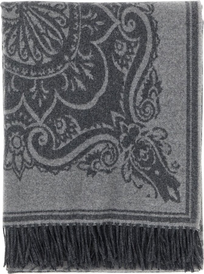 ETRO HOME Alocasia Paisley Plaid