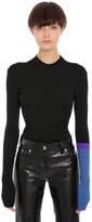 Calvin Klein 205w39nyc Ribbed Wool Knit Top
