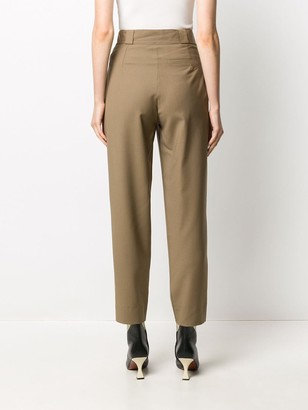 ENVELOPE1976 Belted Cropped Leg Trousers