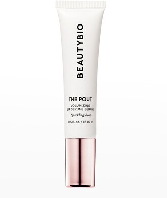 BeautyBio The Pout Sparkling Rosé Volumizing Lip Serum, 0.5 oz./ 15 mL