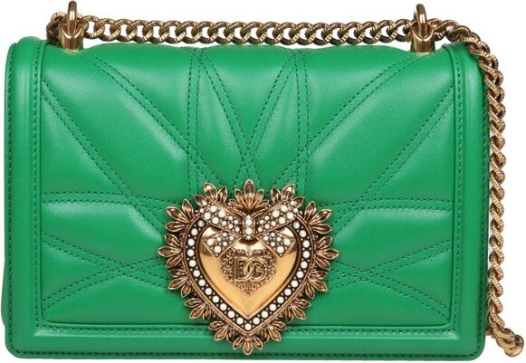 Dolce & Gabbana Devotion Logo Plaque Shoulder Bag