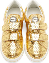 Thumbnail for your product : Kenzo Gold Hexagonal Tile Sneakers