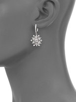 Thumbnail for your product : Adriana Orsini Pavé Sterling Silver Snowflake Drop Earrings