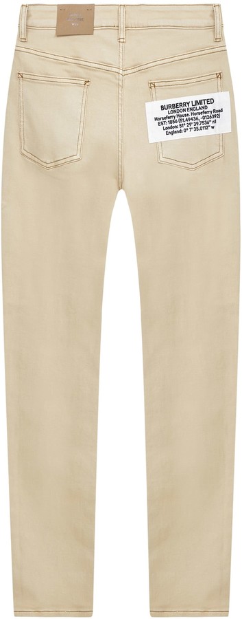 Burberry jeans womens yellow Clearance