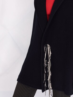 Y's Fringe-Detail Jacket