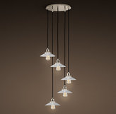 Thumbnail for your product : Restoration Hardware 20th C. Factory Filament Milk Glass Round Pendant