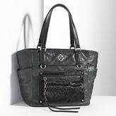 Thumbnail for your product : Vera Wang Simply vera dubai small leather tote