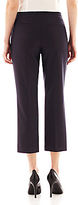 Thumbnail for your product : JCPenney Worthington Pleated Cropped Pants - Tall
