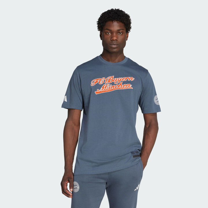 adidas FC Bayern US Pack Tee Bold Onix XS Mens