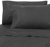 Thumbnail for your product : Full Size 800 Thread Count Stripe Black 100 % Egyptian Cotton 800 TC Bed Sheet Set 800TC (Deep Pocket)