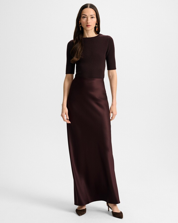 Medina Silk Maxi Skirt